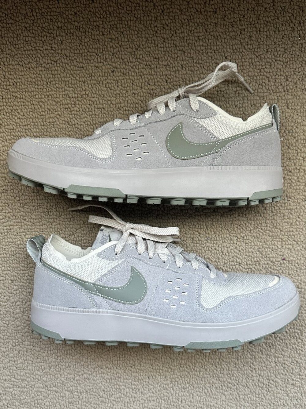 Nike Mens C1ty Shoes - 10.5 - Light Orewood Brown/College Grey/Silver Sage